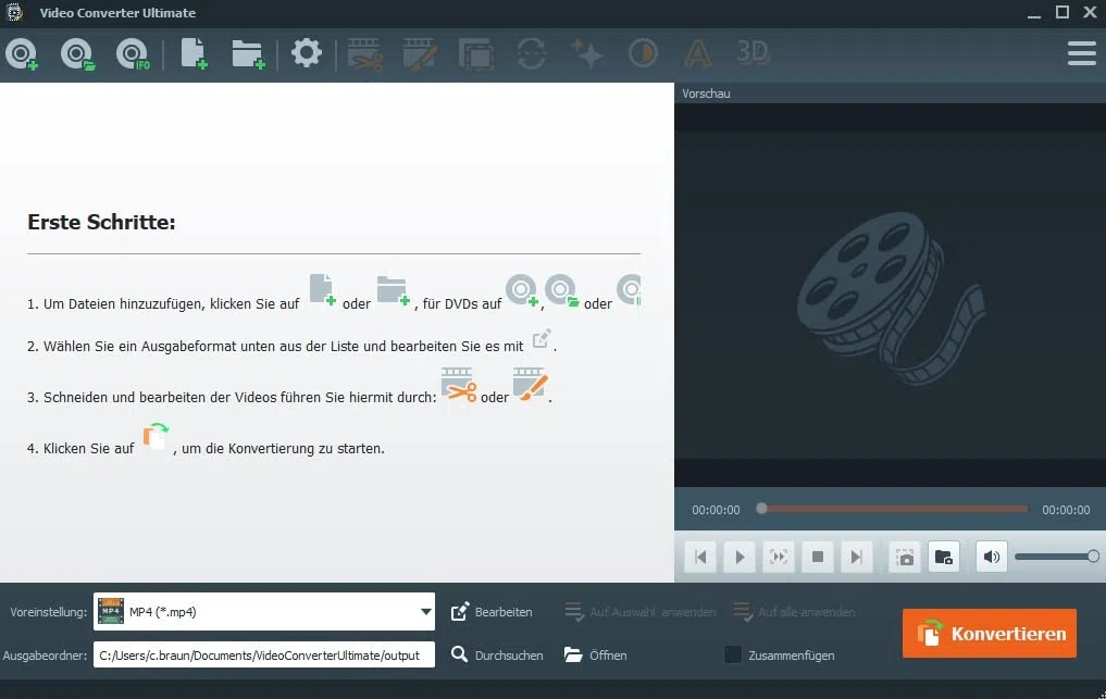 Video Converter Software - Einfaches konvertieren von Video und Audio Dateien in jedes Format wie HD, 4K - Bearbeiten und verbessern Sie Ihre Videos