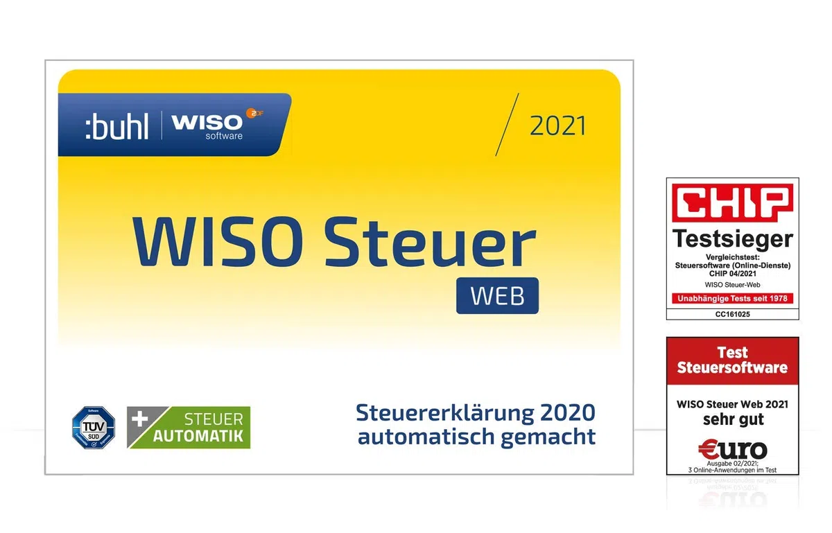 WISO Steuer-Web 2021 Mac für Steuerjahr 2020 Web Browser