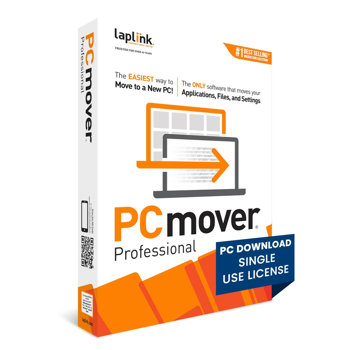 Laplink PCmover Professional – Datenübertragungssoftware – Lizenz für 1 Verwendung