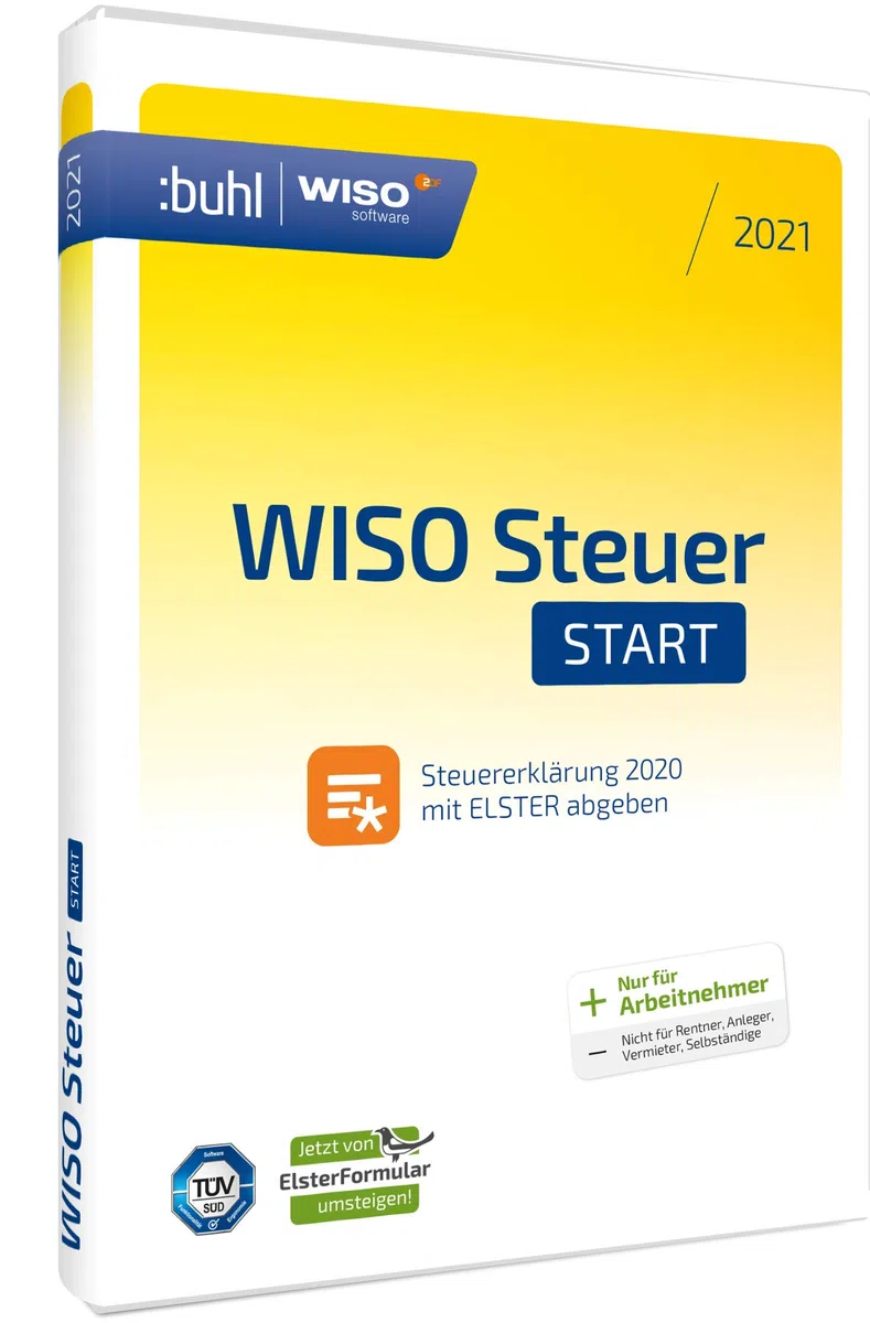 WISO Steuer-Start 2021 für Steuerjahr 2020