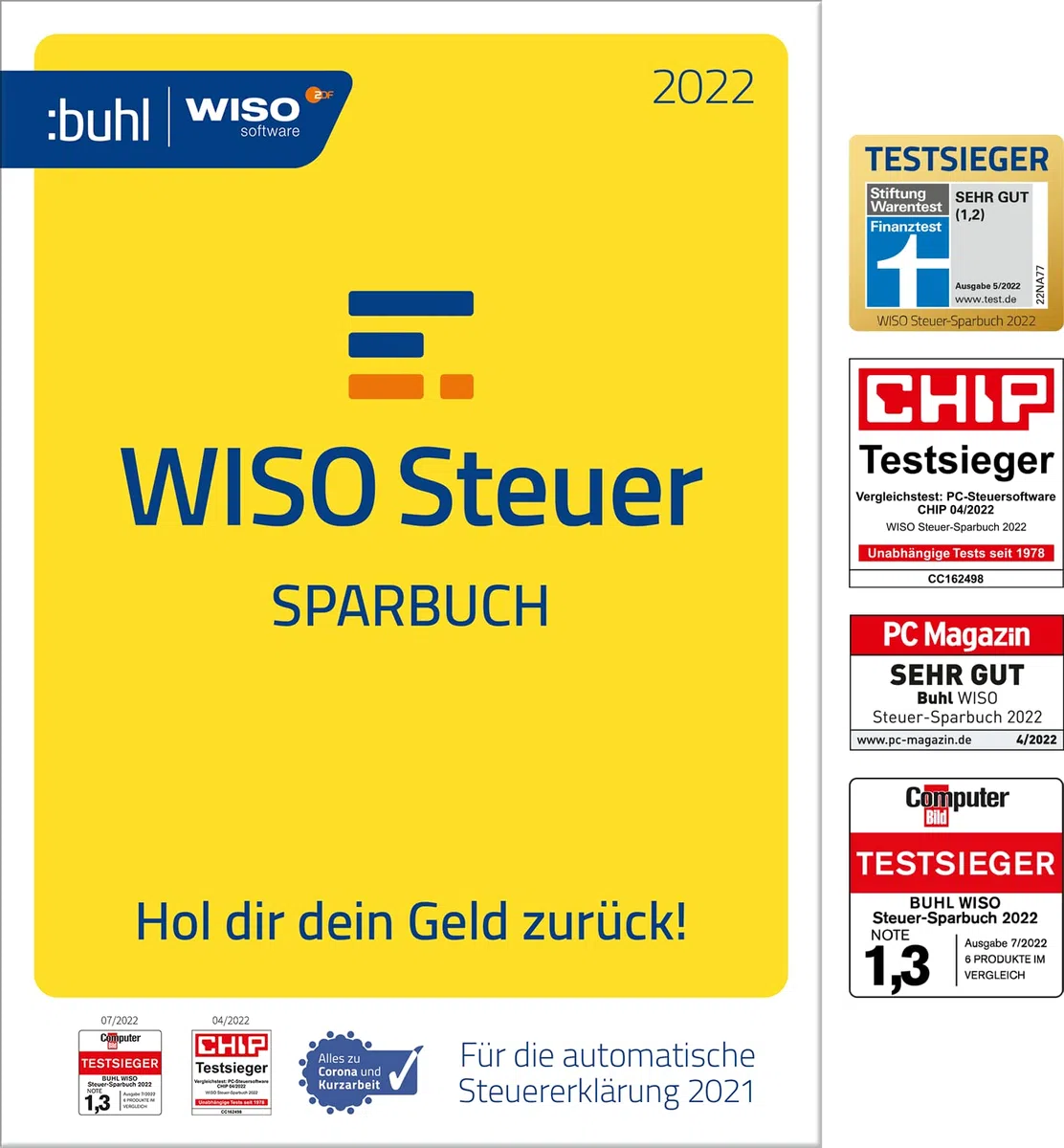 WISO Steuer-Sparbuch 2022 PC Digitaler Download